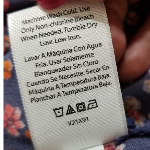 Time & Tru Multicolor Floral Print Long Sleeve Casual Dress Tired Ruffle Sz XXL - Picture 9 of 9